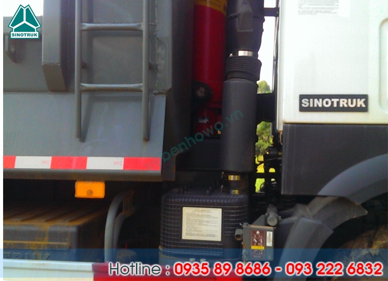 Khung gầm xe Howo 371