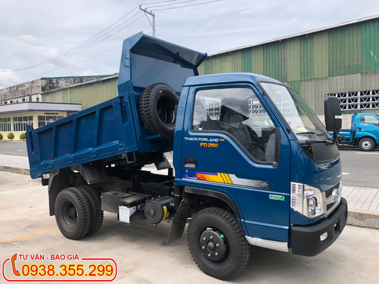 Tổng quan xe ben Forland FD250 thùng vuông vắn