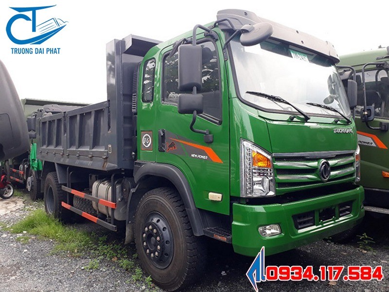 Xe ben Trường Giang 8.5 tấn cũ thùng vuông chở vật liệu xây dựng
