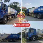 Xe bồn xitec chở xăng dầu Thaco Auman 5 chân