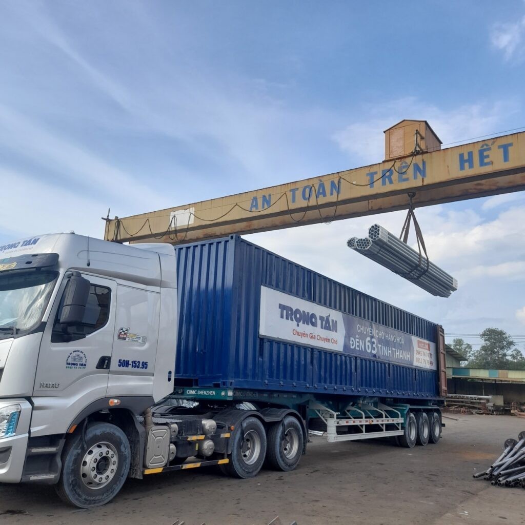 Xe container siêu dài
