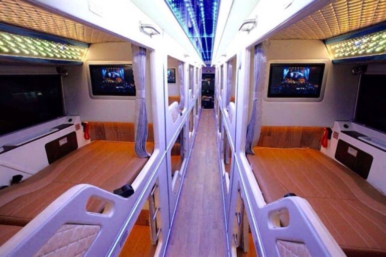 Cabines privadas no autocarro Ngọc Hùng Văn Nhân