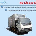 trọng lượng và tải trọng của một số xe tải thông dụng