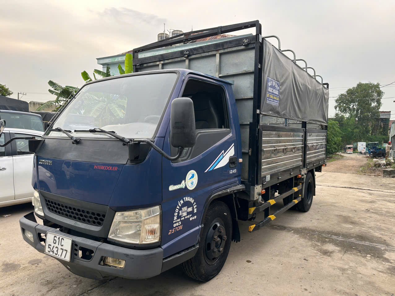 Xe tải Đô Thành IZ49 2.4 tấn cũ giá 150 triệu, mẫu xe tải 2.4 tấn thùng dài 4m2 máy Isuzu.