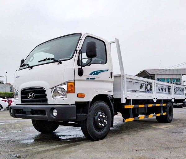 Xe tải Hyundai 110SL thùng lửng, phù hợp chở vật liệu xây dựng, hàng cồng kềnh
