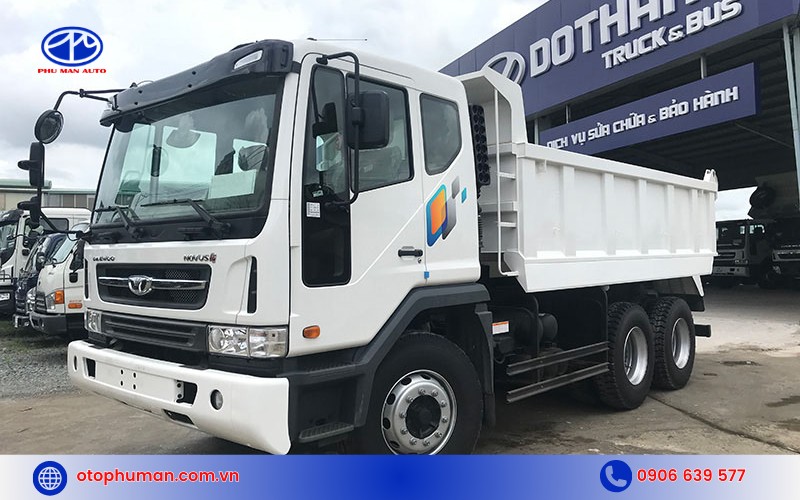 Xe tải ben Daewoo 3 chân 10 khối