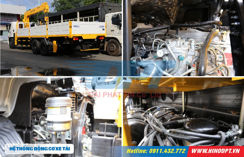 động cơ xe tải hino j08e-uf