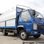 xe tải Cửu Long TMT 2.4 tấn thùng bạt thiết kế ngoại thất cabin Hyundai