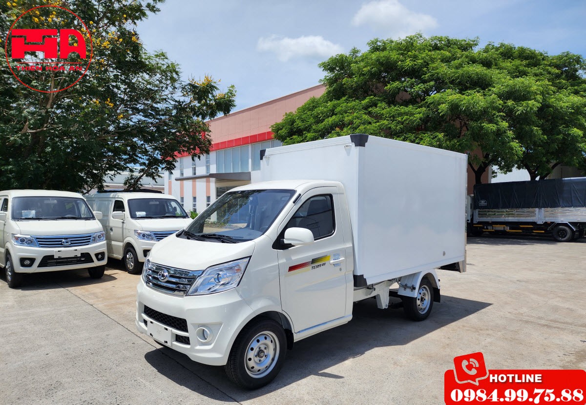 xe tai daehan teraco tera 100 990kg thung kin composite 3