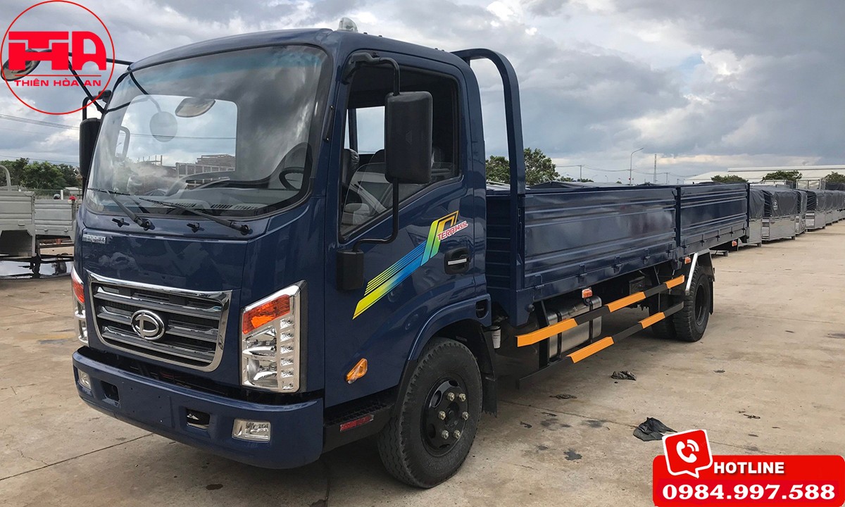 Xe Tải Tera 345SL Thùng Lửng Tải Trọng 3.5 Tấn Thùng 6m2 màu xanh