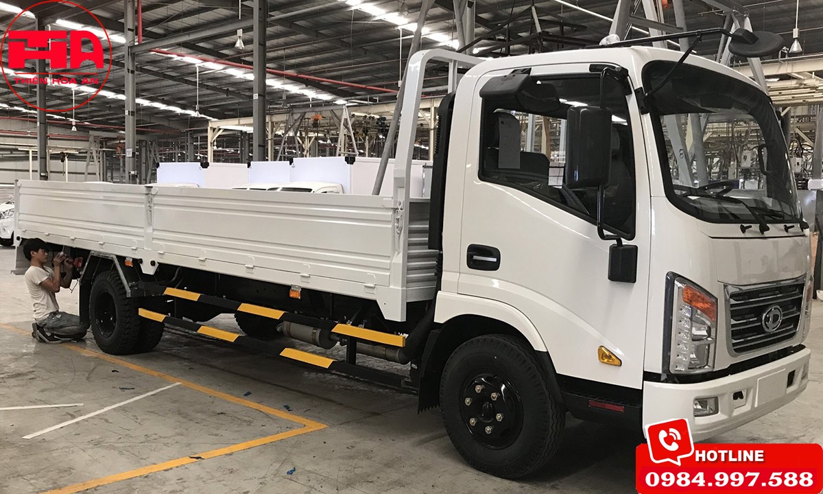 Xe tải Tera 190sl thùng lửng mÃ u tráº¯ng