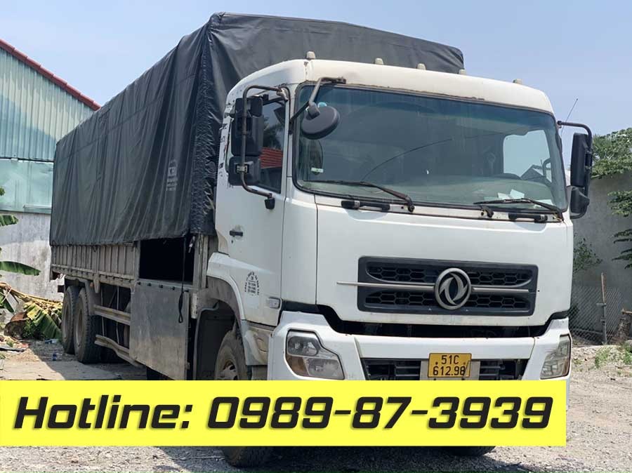 Xe tải Dongfeng 4 chân cũ đời 2011 thùng mui bạt