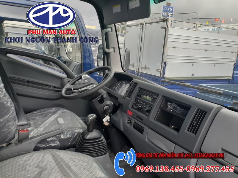 alt text: Thùng xe tải Faw được đóng mới theo tiêu chuẩn chất lượng cao