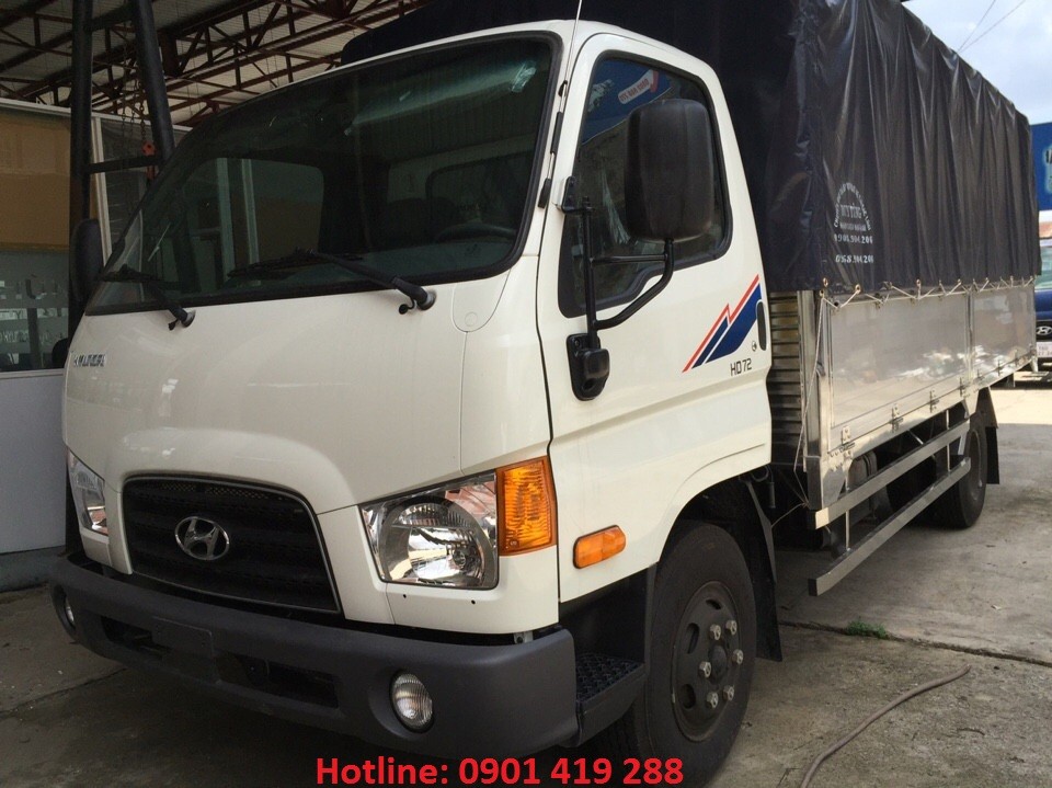 alt: Hình ảnh xe tải HD345 cũ