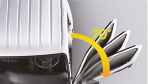 Espelho retrovisor do camião Hyundai HD99 2016