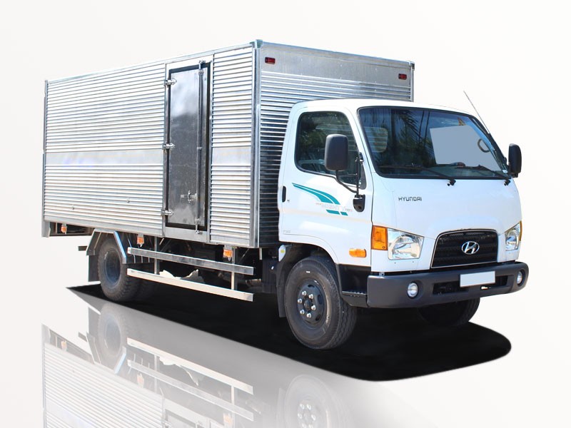 Xe tải Hyundai Mighty W110S thùng mui kín, tải trọng 7 tấn