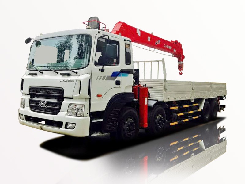 Xe tải Hyundai HD320 11 tấn gắn cẩu Atom 14 tấn 5 khúc