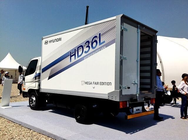Skrzynia ładunkowa samochodu Hyundai HD36L