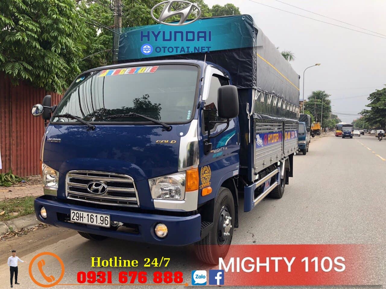 ngoại thất xe nâng tải 7 tấn Hyundai 110S Thành Công