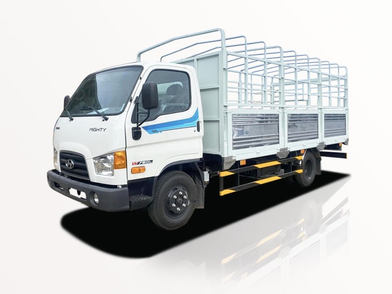 Xe tải Hyundai Mighty W750L thùng bạt, phiên bản thùng dài của W750