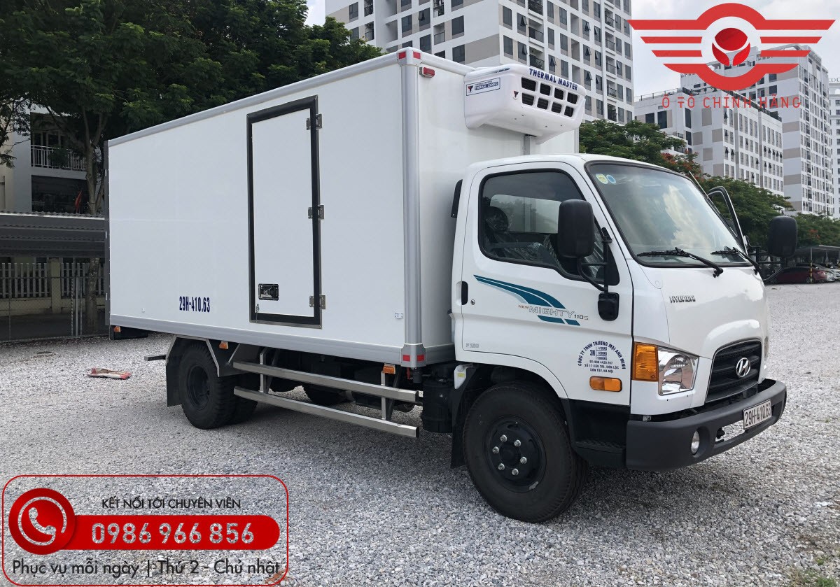 Xe tải Hyundai 110XL thùng đông lạnh chuyên nghiệp