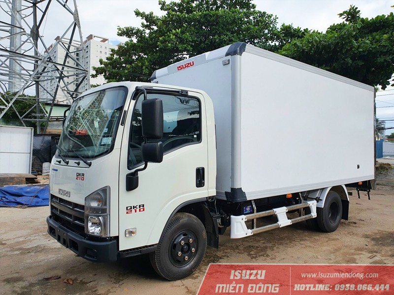 Hình ảnh chi tiết thùng xe bán tải Isuzu QKR 210