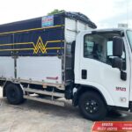 Bán Xe Tải Isuzu 2.4 Tấn: Isuzu QKR 230 Thùng Bạt Bửng Nhôm