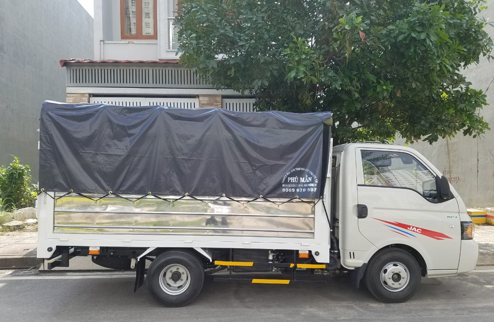 xe tải jac 990kg thùng lửng