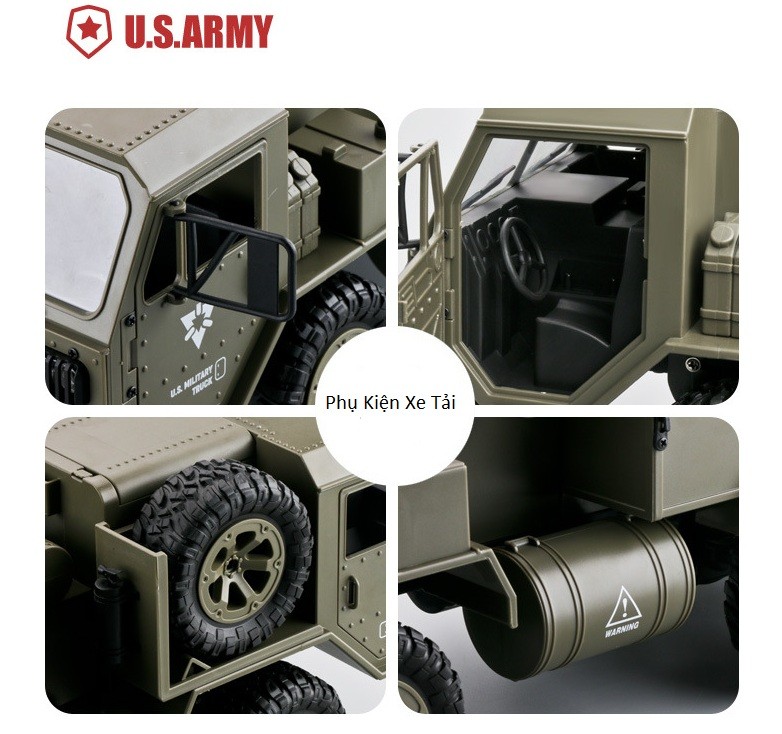 Gruppo ottico anteriore del camion militare RC FY004
