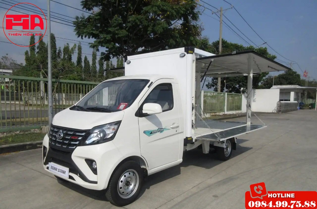 Xe tải Tera Star thùng cánh dơi 990kg với nhiều ưu đãi hấp dẫn