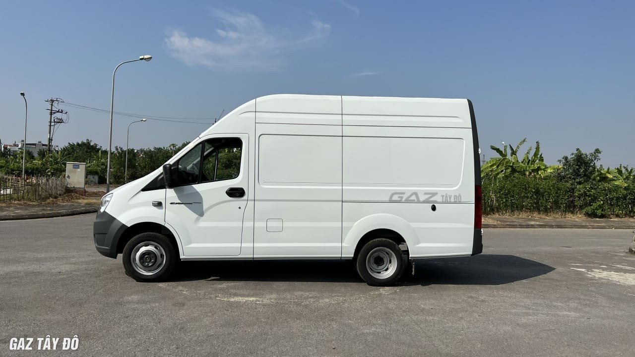 Xe tải van gaz 3 chỗ sở hữu Ngoại thất cứng cáp