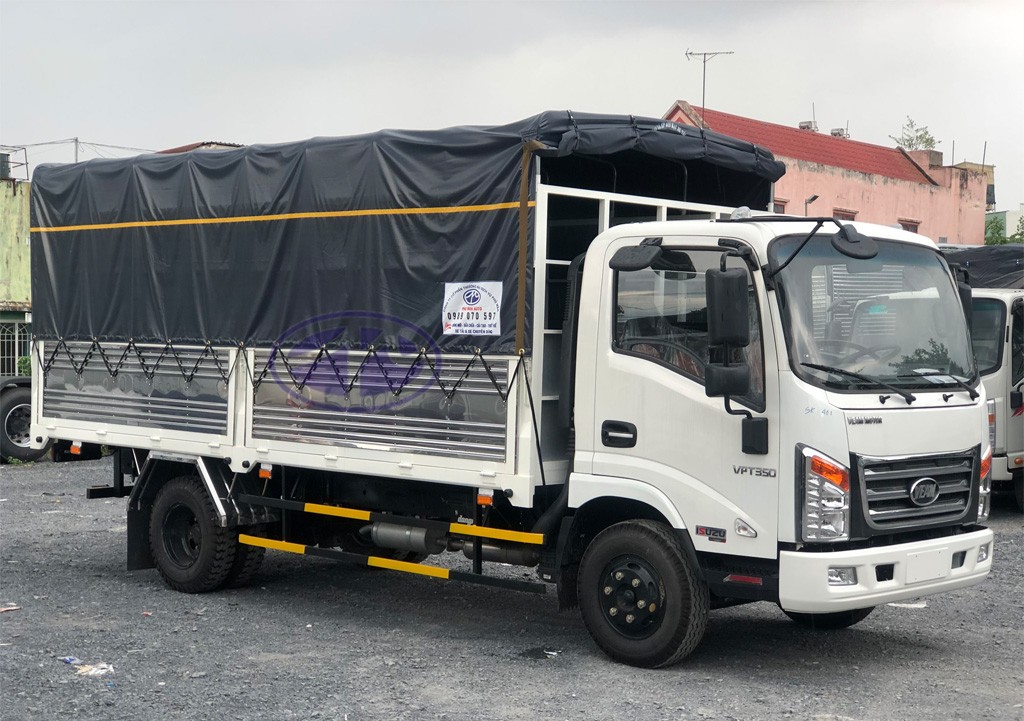Xe tải Veam VPT350 thùng bạt mẫu mới nhất