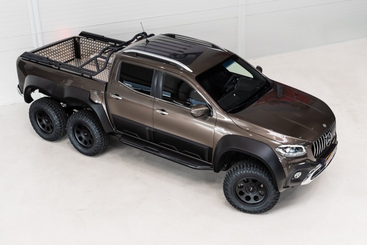 Mercedes-Benz X-Class độ 6 bánh hầm hố, thể hiện sự cá tính và khác biệt của chủ xe