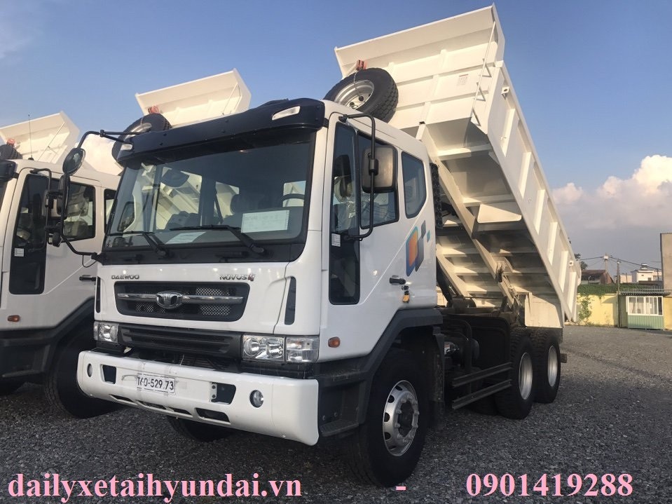 Xe tải ben Daewoo 15 tấn thùng 10 khối