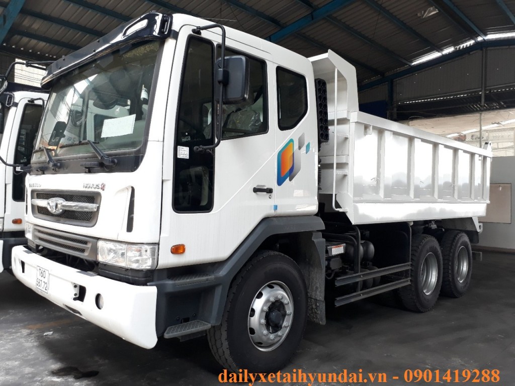 Xe tải ben Daewoo 3 chân 15 tấn