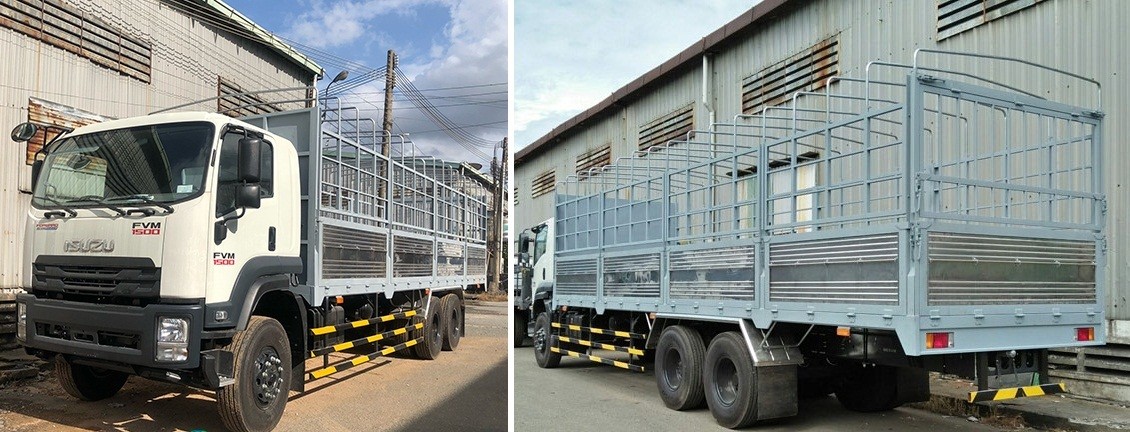 Xe tải Isuzu 15 tấn thùng mui bạt