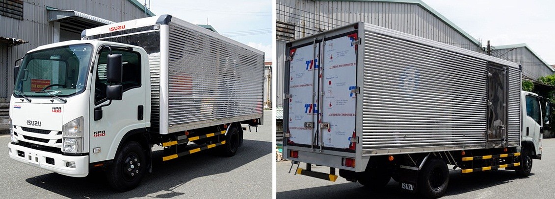 Camion Isuzu 4 tonnes fourgon pour une protection optimale des marchandises