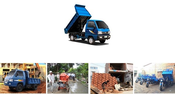 alt Thaco Towner 800 chở hàng