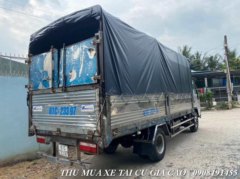 Hình ảnh phía sau thùng xe tải Jac 3t4 đời 2014