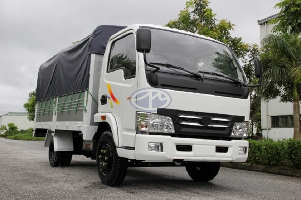 Xe tải Veam 2 tấn VT200A thùng mui bạt, góc chụp ngang