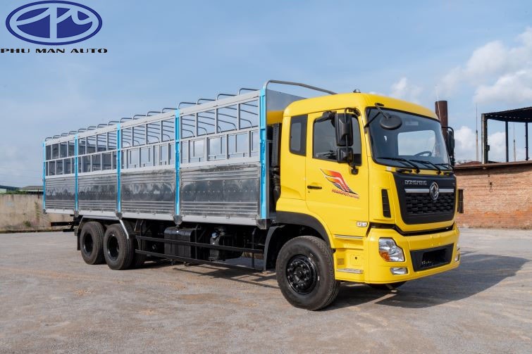 Xe tải Dongfeng 3 chân thùng mui bạt