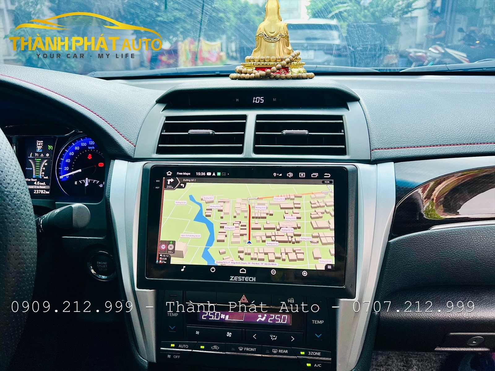 Hình nền nội thất xe Camry 2018 Zestech