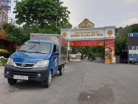 Xe tải 500kg thùng kín chuyên dụng cho thuê tại TPHCM