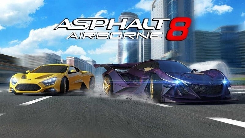 Logotipo do jogo Asphalt 8: Airborne