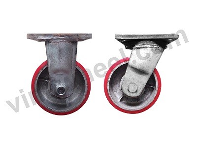 Bánh xe đẩy siêu tải M10-PU 200x70mm