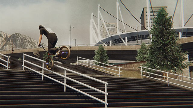 BMX Streets có lối chơi tự do phóng khoáng dựa trên cơ chế vật lý thực