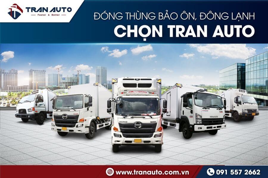 alt text: Tran Auto - Đơn vị kéo dài thùng xe tải uy tín, chất lượng