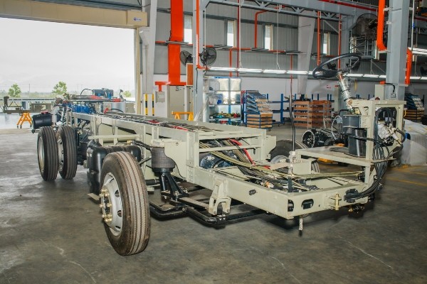 Quy trình lắp ráp sat xi xe tải