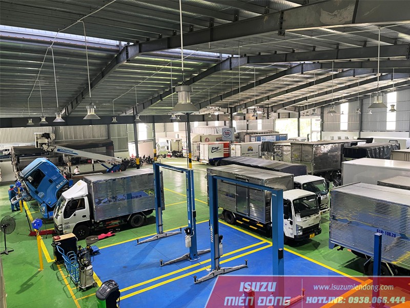 Trung tâm bảo dưỡng xe tải Isuzu