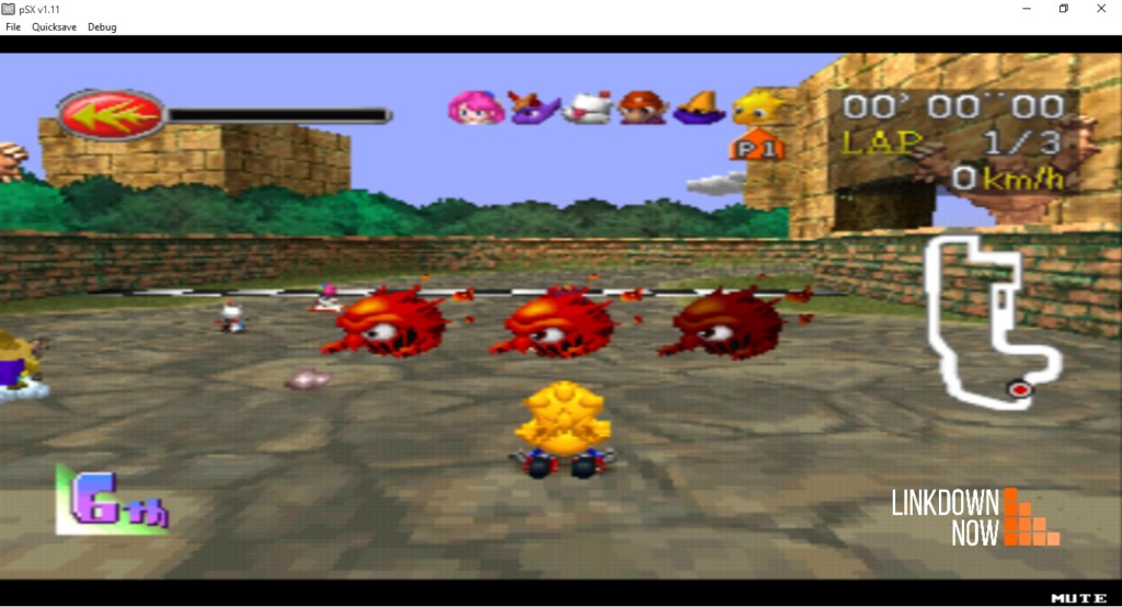 Đường đua trong Chocobo Racing